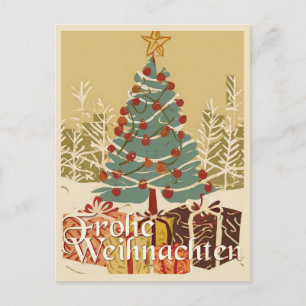 Cartes Pour Fêtes Annuelles X-Mas Motiv, mit Geschenken unterm Weihnachtsbaum