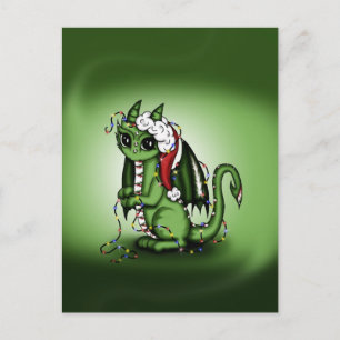 Cartes Pour Fêtes Annuelles Xmas Dragon