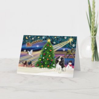 Cartes Pour Fêtes Annuelles Xmas Magic-Cavalier Tri5