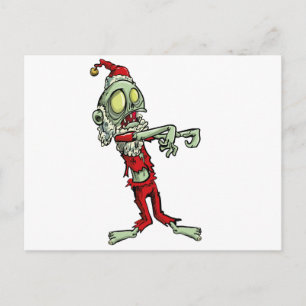 Cartes Pour Fêtes Annuelles xmas zombie santa claus