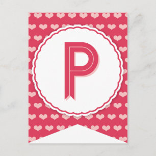 Cartes Pour Fêtes Annuelles XOXO Valentine Party Drapeau Bannière P
