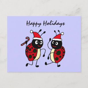 Cartes Pour Fêtes Annuelles XX- Danser des Ladybugs portant des chapeaux de Pè