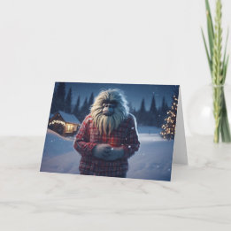 Cartes Pour Fêtes Annuelles Yéti avec un message