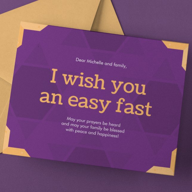 Cartes Pour Fêtes Annuelles Yom Kippour (Créateur téléchargé)