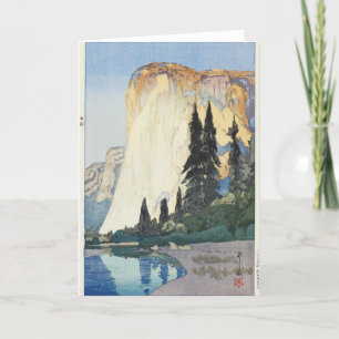 Cartes Pour Fêtes Annuelles Yosemite, El Capitan, Hiroshi Yoshida