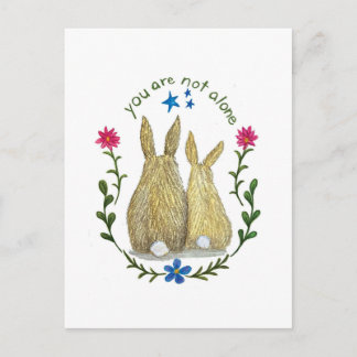 Cartes Pour Fêtes Annuelles You Are Not Alone Postcard