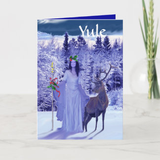 Cartes Pour Fêtes Annuelles Yule-Ensemble