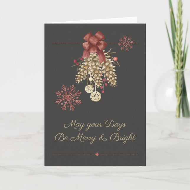 Cartes Pour Fêtes Annuelles Yule Sabbat (Devant)