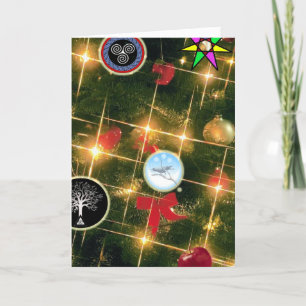 Cartes Pour Fêtes Annuelles Yule - Yule brillant