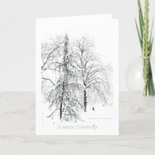Cartes Pour Fêtes Annuelles Yuletide : Profitez des plaisirs des saisons :