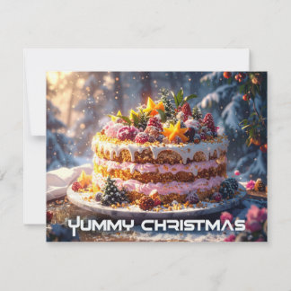 CARTES POUR FÊTES ANNUELLES YUMMMY NOËL