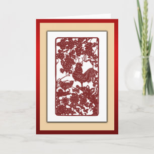 Cartes Pour Fêtes Annuelles Zodiaque chinois