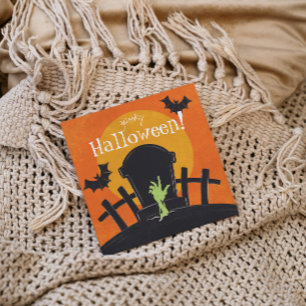 Cartes Pour Fêtes Annuelles Zombie d'Halloween