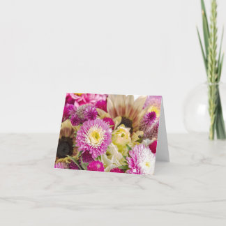 Cartes pour notes de conception florale vierge