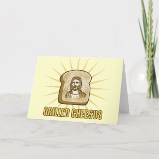 Cartes pour notes de fromage grillé