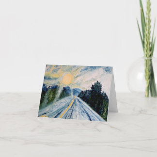 Cartes pour notes de la route ouverte