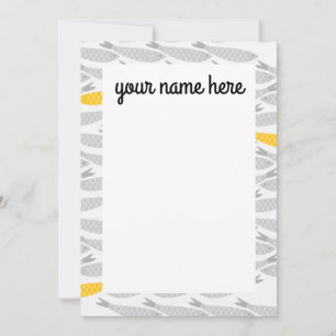 Cartes pour notes de poissons personnalisés