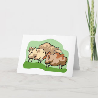 Cartes pour notes du mouton