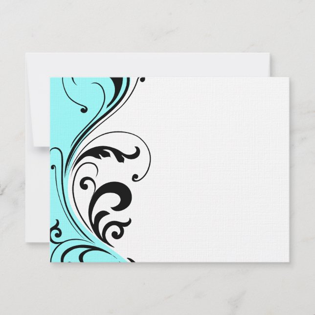 Cartes pour notes élégants du salon de coiffure (Devant)