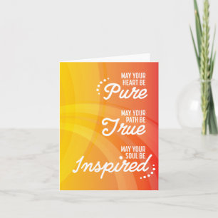 cartes pour notes "inspirés par l'âme"