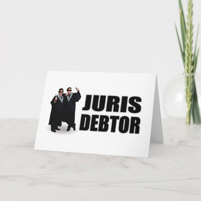 cartes pour notes "Juris Debtor" (Devant)