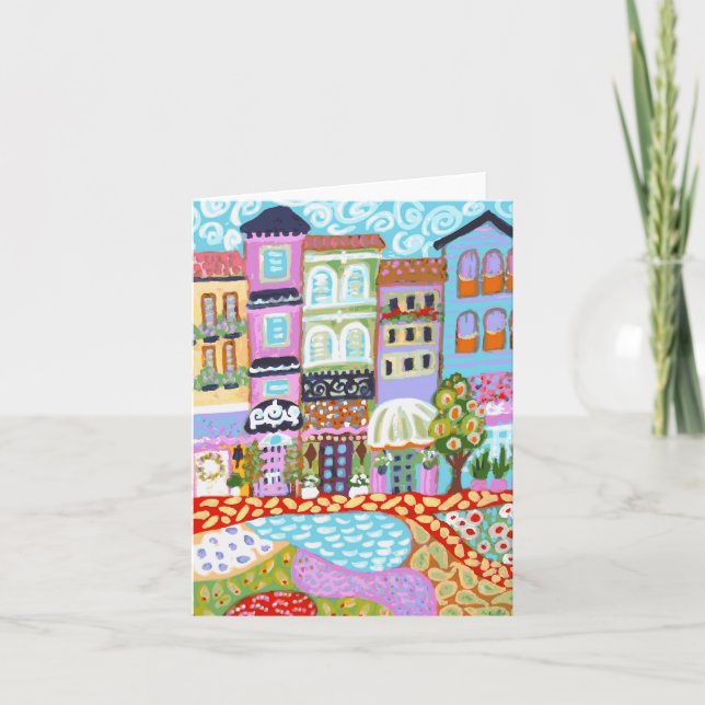 Cartes pour notes lunatiques de ville par des (Devant)