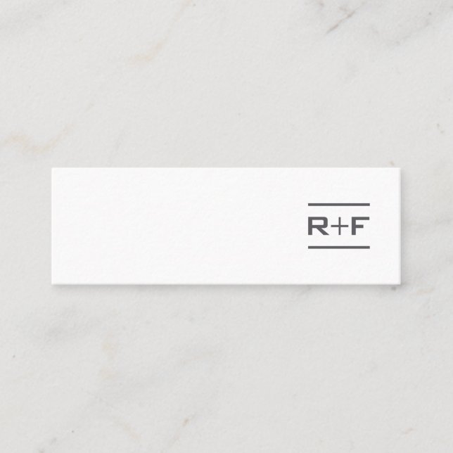 Cartes pour notes ou cartes de visite (Devant)