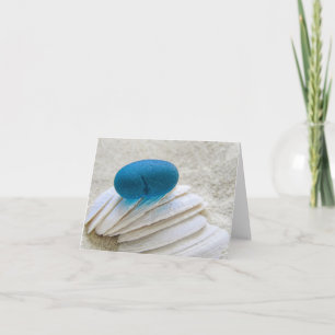 Cartes pour notes - Verre de mer en Turquoise