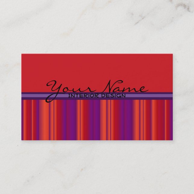 Cartes pourpres rouges faites sur commande de (Devant)