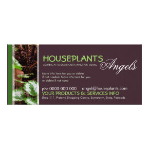 Cartes présentoirs pour plantes d'intérieur Angels