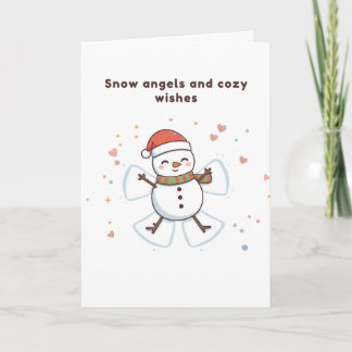 Cartes Puchi Dōshi Anges de neige et Vœux douillet