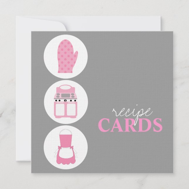 Cartes Recette Rétro (Devant)