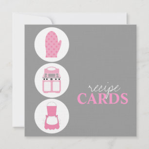 Cartes Recette Rétro