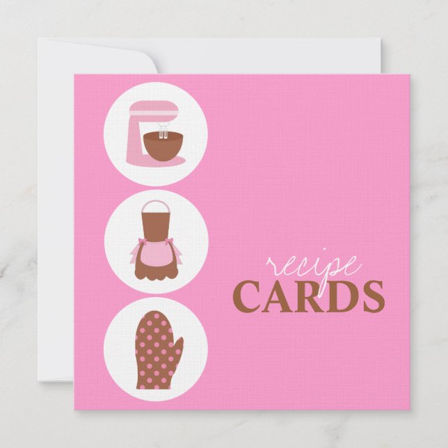 Cartes Recette Rétro (Devant)