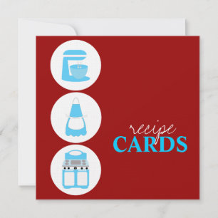 Cartes Recette Rétro