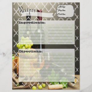 Cartes recto verso Vineyard