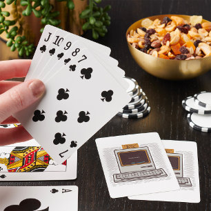 Cartes Règles de l'école ancienne Jeu informatique rétro 