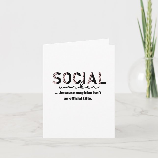 Cartes Remerciements des travailleurs sociaux (Devant)