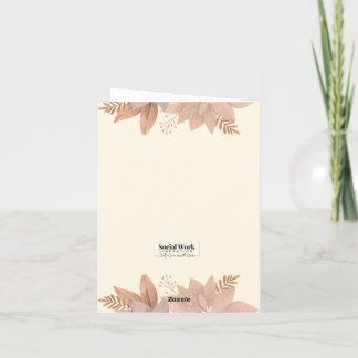 Cartes Remerciements des travailleurs sociaux