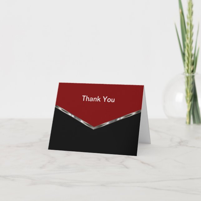 Cartes Remerciements Professionnelles Classy (Devant)