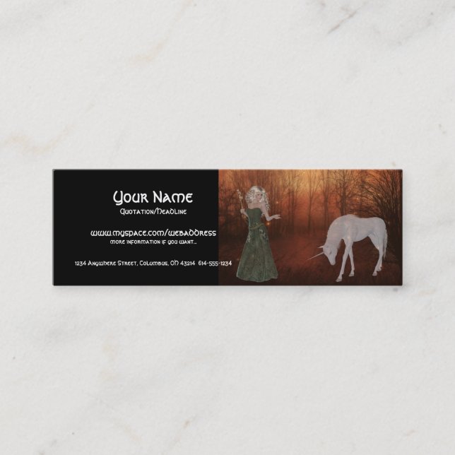 Cartes rêveuses de profil d'imaginaire (Devant)