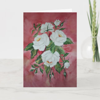 Cartes Roses blanches