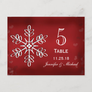 Cartes rouges et blanches de nombre de Tableau de
