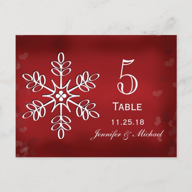 Cartes rouges et blanches de nombre de Tableau de (Devant)