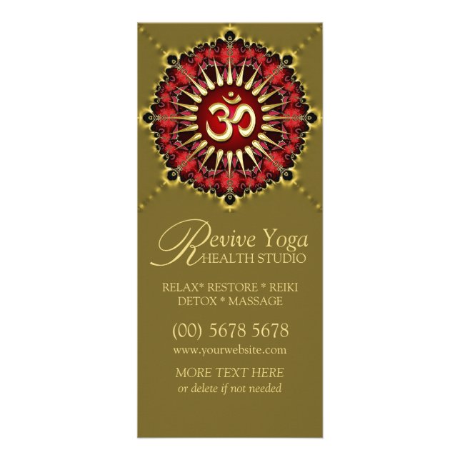 Cartes rouges vertes de support de yoga de signe (Devant)