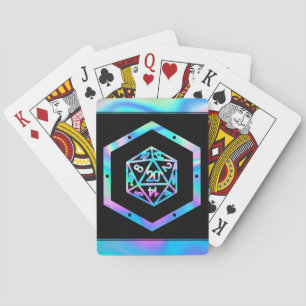 Cartes RPG Holo Crit   Retro PnP Tabletop Jeu de dés
