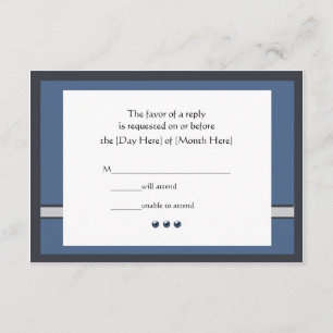 Cartes RSVP Barre Personnalisée Mitzvah