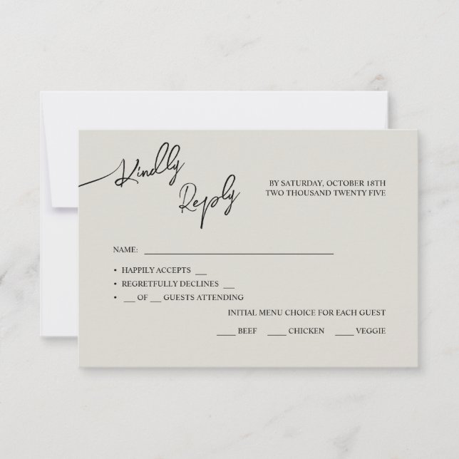 Cartes RSVP Boho-chic mariage, couleurs pastel. (Devant)