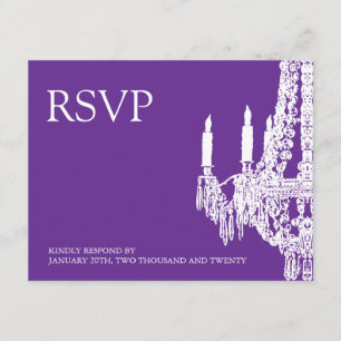 Cartes RSVP Chandelier