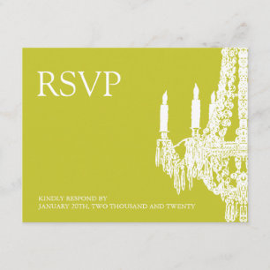 Cartes RSVP Chandelier
